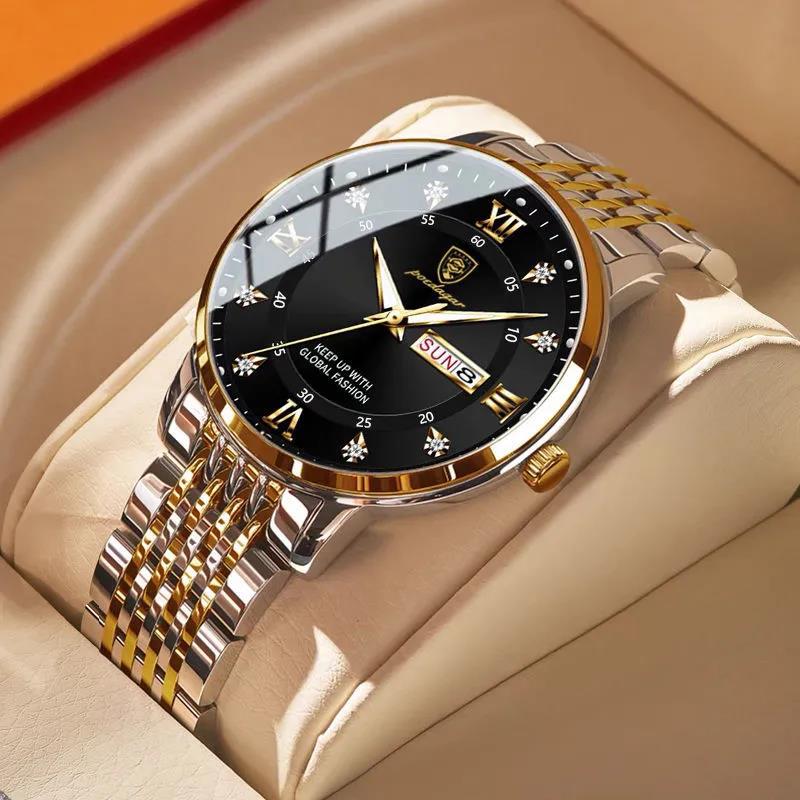 Messiah Luxe Sovereign watch in gold and black