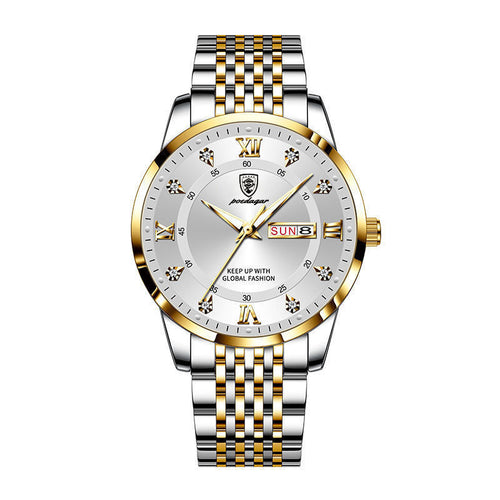 Messiah Luxe Sovereign watch in gold and white